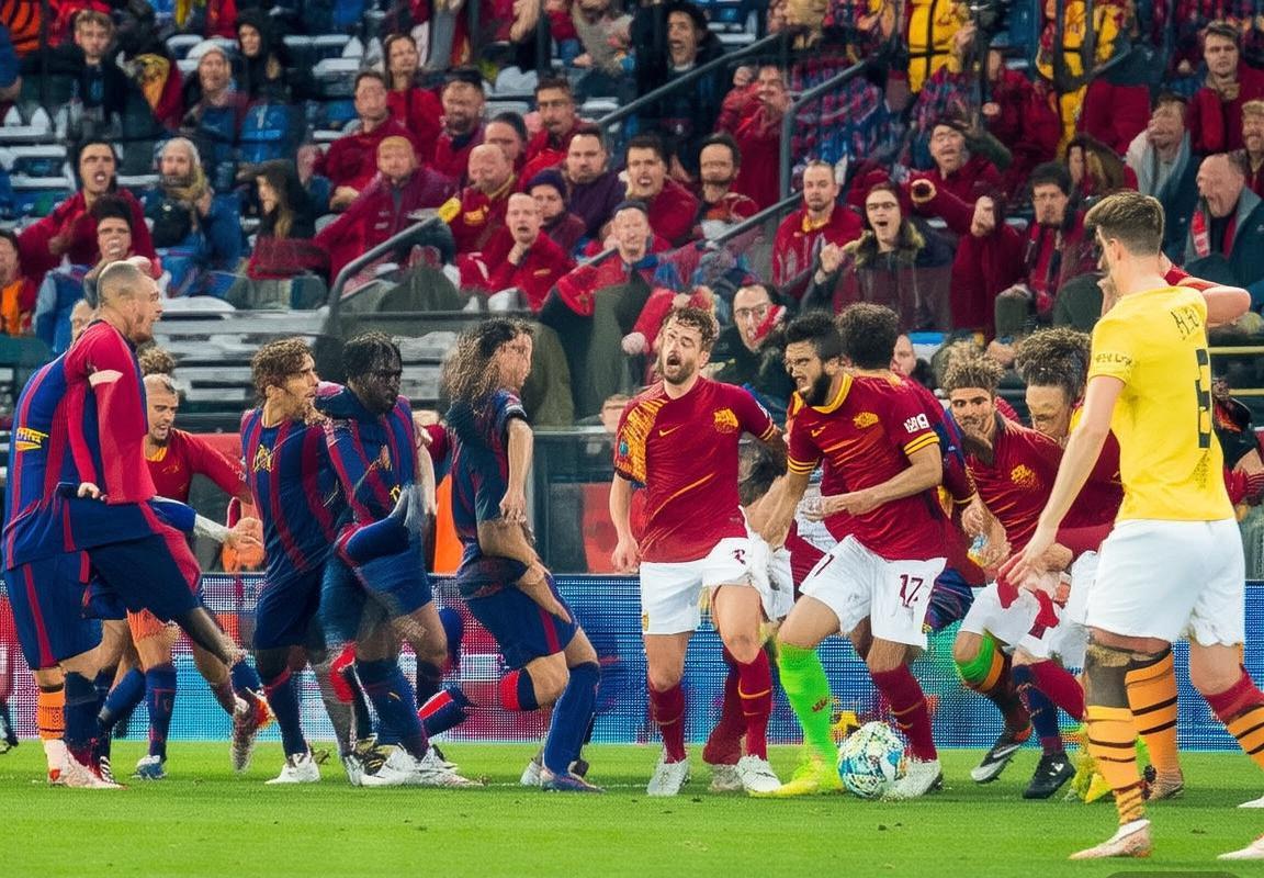 巴塞罗那VS罗马甘伯杯：备战新赛季的关键对决(图1)