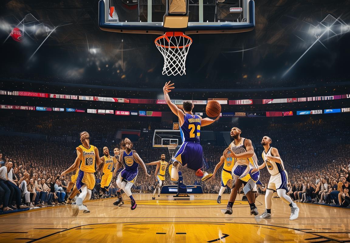 金州勇士VS洛杉矶湖人：巅峰对决战术解析与亮点回顾(图1)